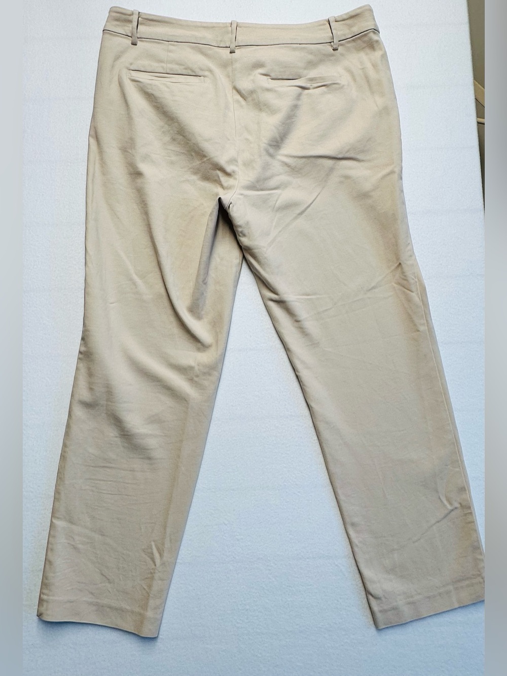 LOFT Women’s 14T Tall Khaki Straight Leg Pants Stretch 33” Inseam - Picture 5 of 6